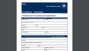 Case: Invitationsformular for visum